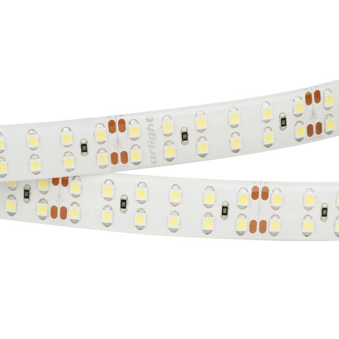 Лента светодиодная RTW 2-5000SE 24V Cool 2x2 (3528, 1200 LED, LUX) (Arlight, 19.2 Вт/м, IP65)