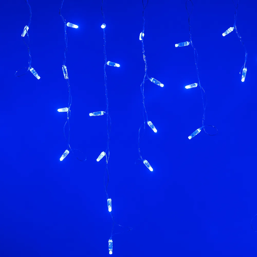 Светодиодная гирлянда ARD-EDGE-CLASSIC-2400x600-CLEAR-88LED-STD BLUE (230V, 6W) (Ardecoled, IP65) - изображение товара