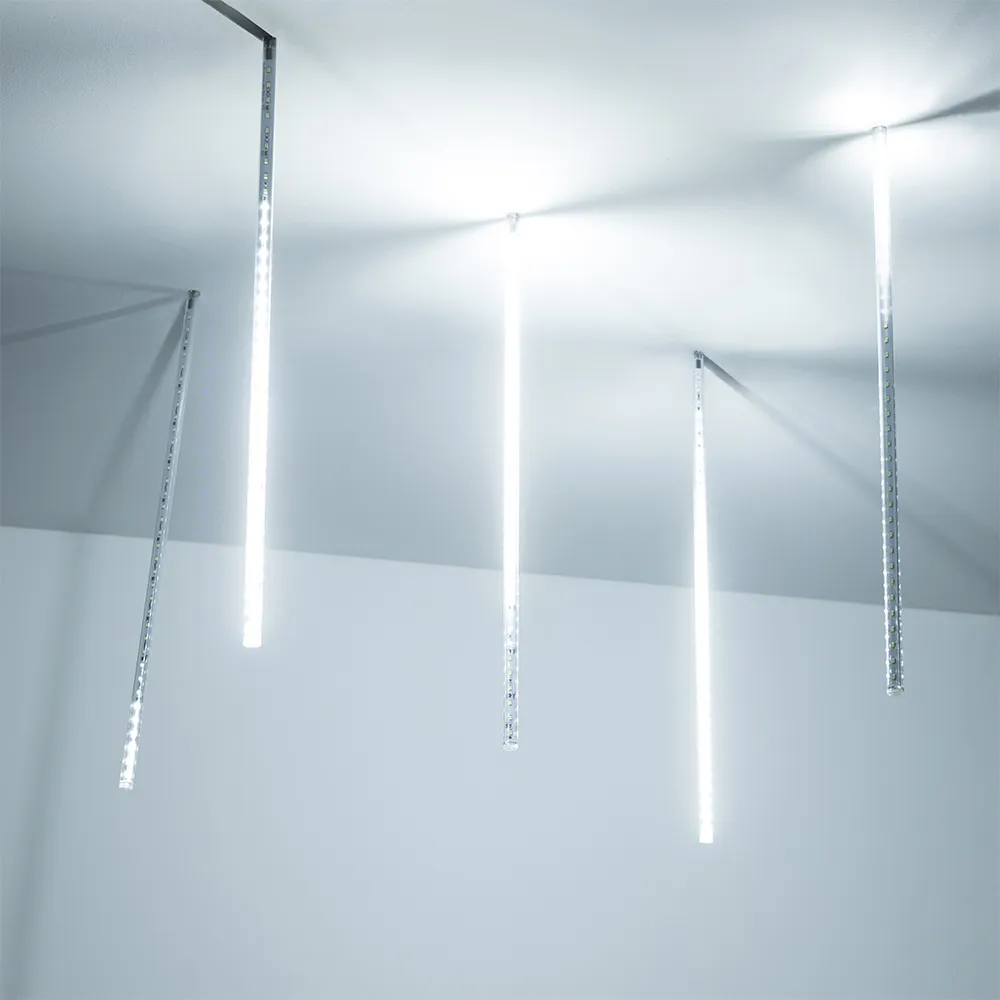 Светодиодная гирлянда ARD-ICEFALL-CLASSIC-D12-500-5PCS-CLEAR-72LED-LIVE WHITE (230V, 6W) (Ardecoled, IP65) - изображение товара