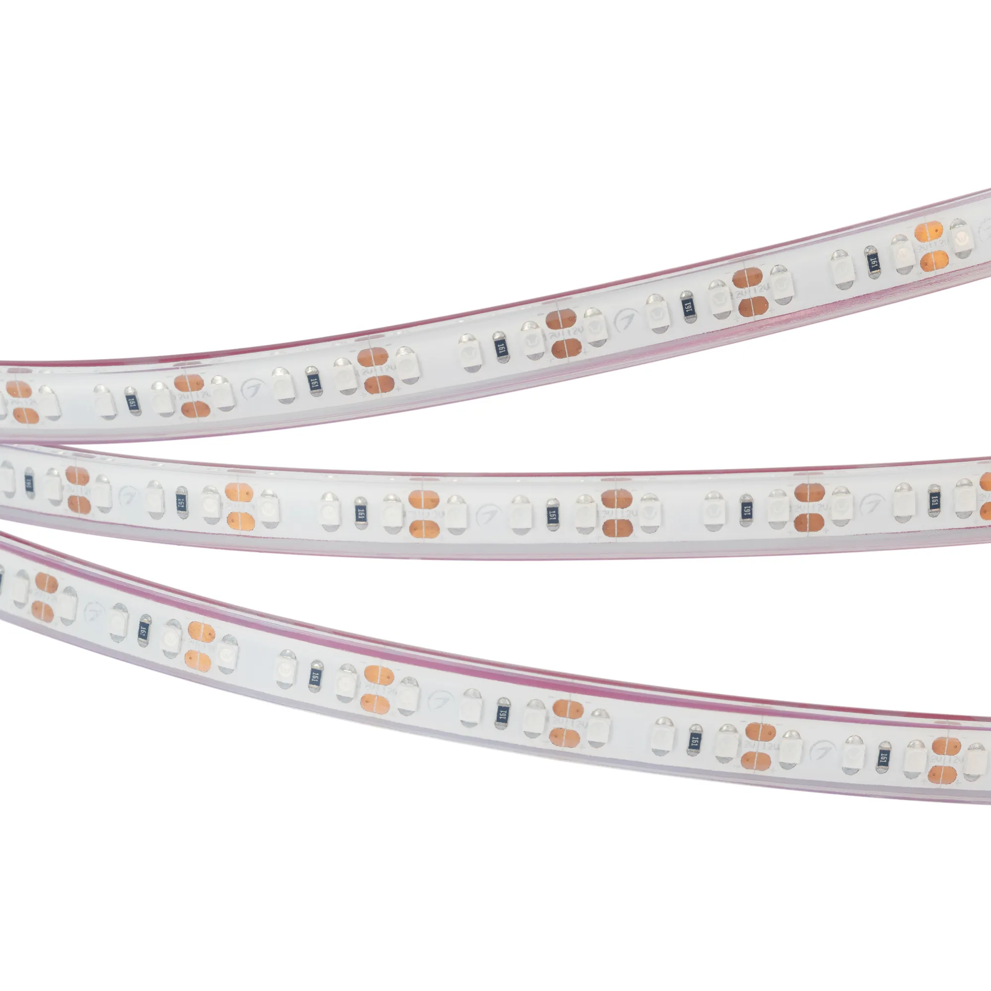 Лента светодиодная RTW 2-5000PGS 12V Green 2x (3528, 600 LED, LUX) (Arlight, 9.6 Вт/м, IP67) - изображение товара