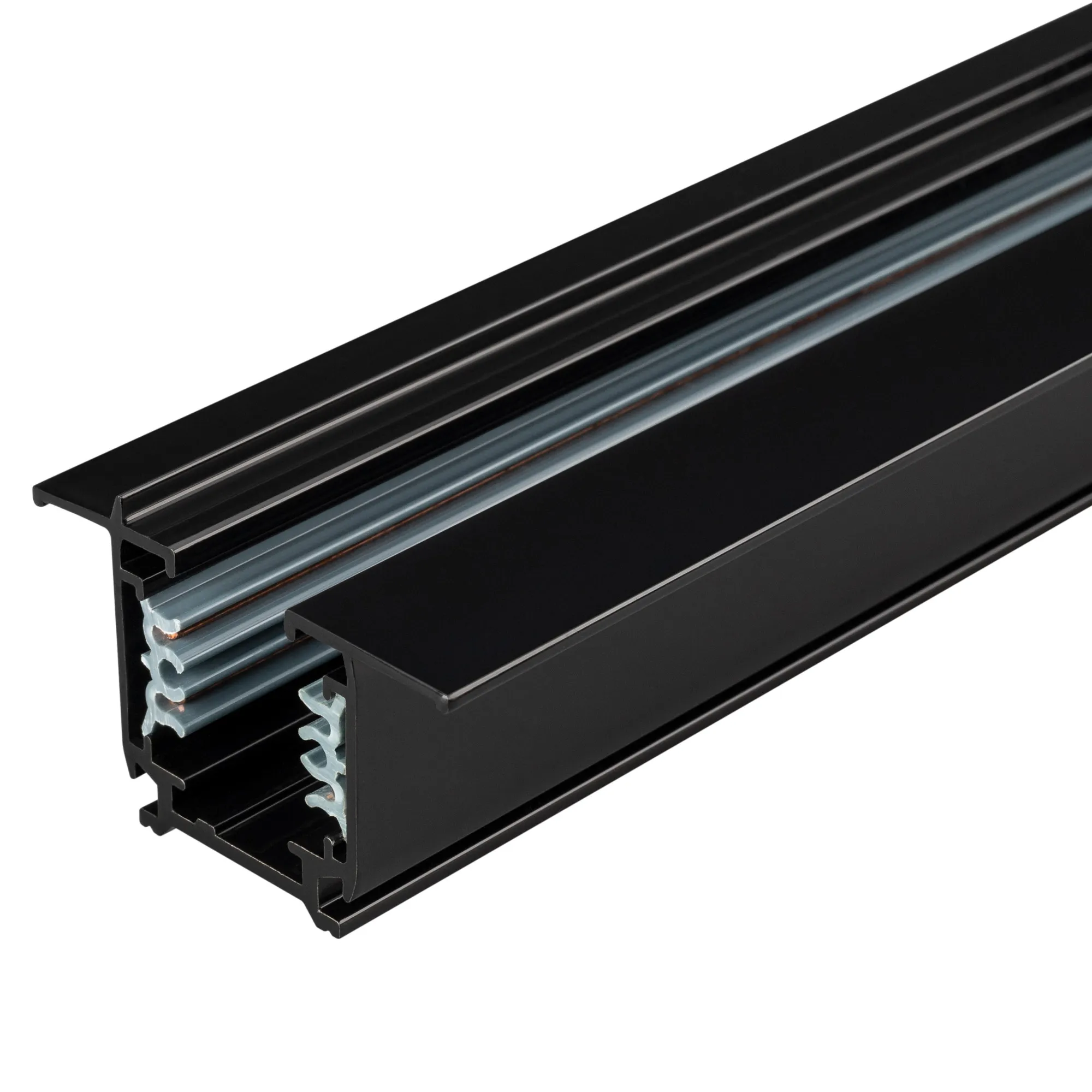 Трек встраиваемый LGD-4TR-TRACK-F-2000-BK-M (C) (Arlight, IP20 Металл, 3 года) - изображение товара