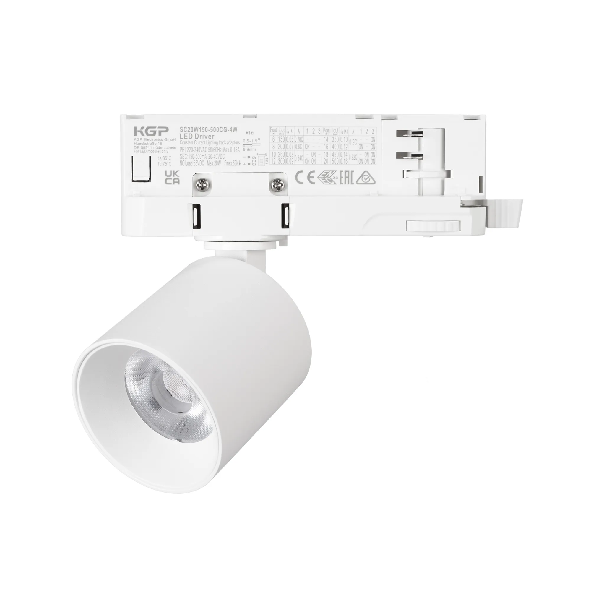 Светильник LGD-DYKE-4TR-R60-8W Warm3000 (WH, 38 deg, 230V) (Arlight, IP20 Металл, 5 лет) - изображение товара