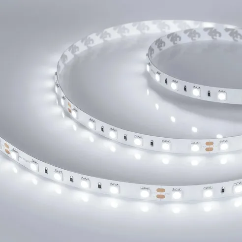 Лента RT-B60-10mm 24V White6000 (14.4 W/m, IP20, 5m) (Arlight, 14.4 Вт/м, IP20)