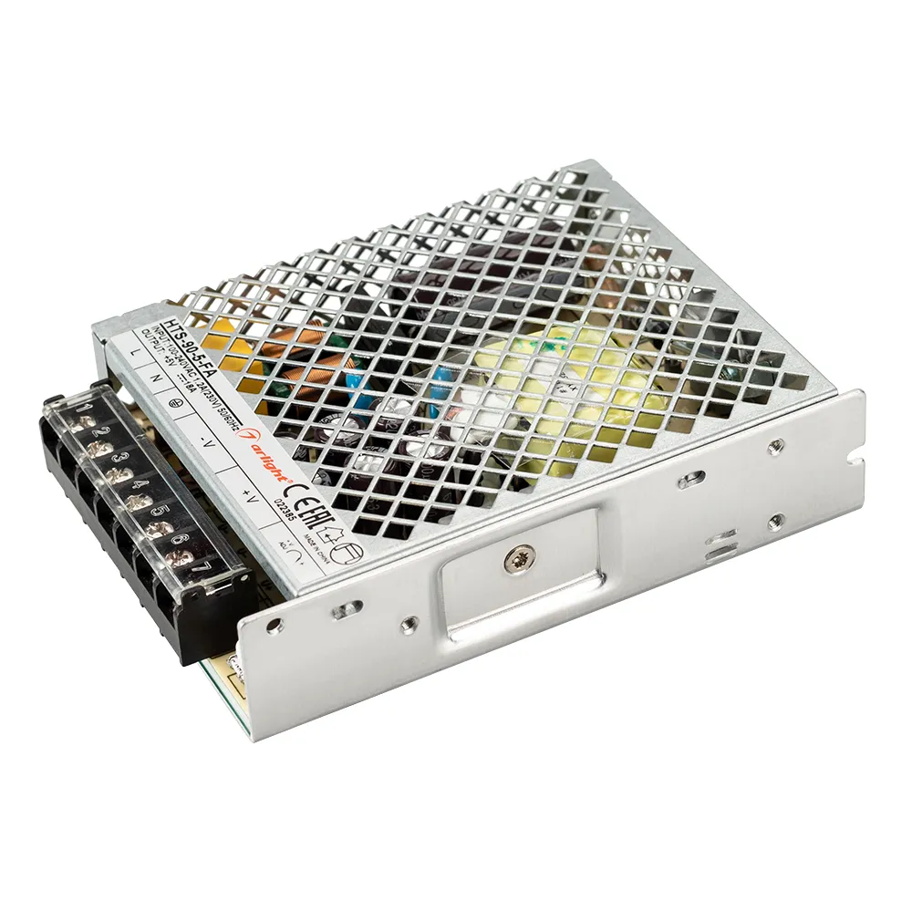Блок питания HTS-90-5-FA (5V, 18A, 90W) (Arlight, IP20 Сетка, 3 года) - изображение товара