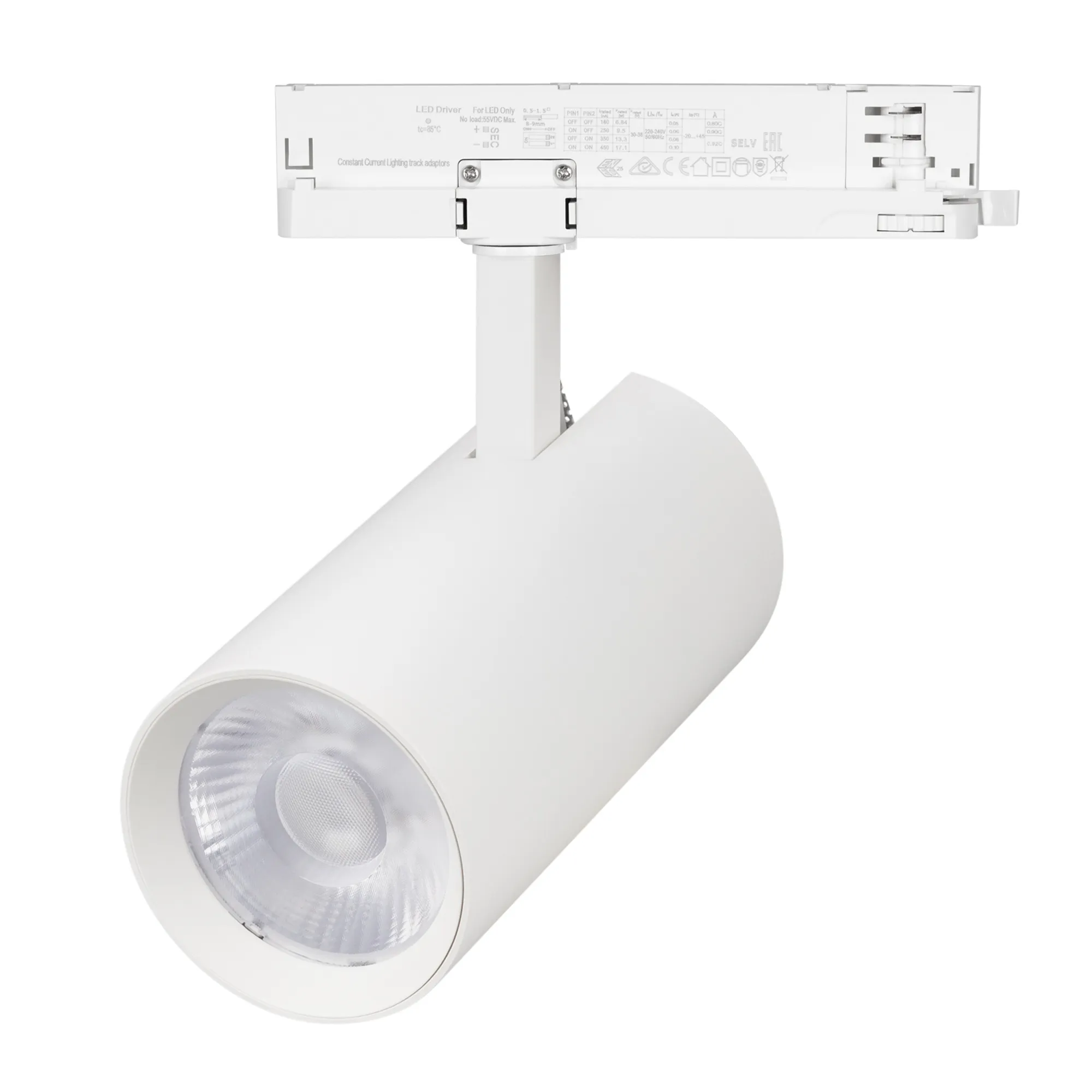 Светильник LGD-GERA-4TR-R90-30W Day4000 (WH, 55 deg, 230V, DALI) (Arlight, IP20 Металл, 5 лет)