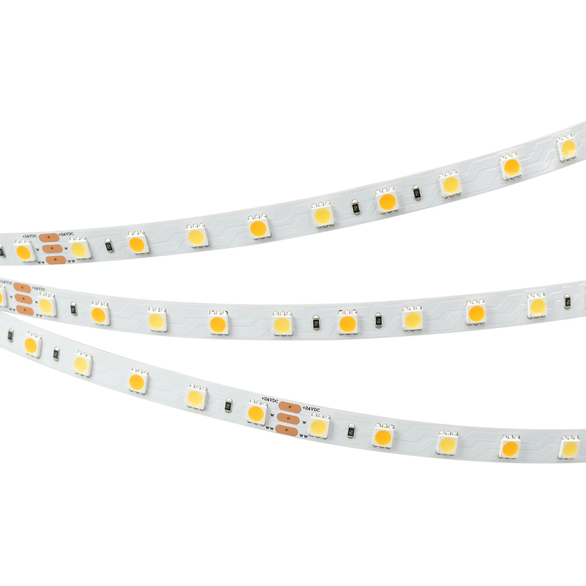 Лента светодиодная RT 6-5000 24V White-MIX 2x (5060, 60 LED/m, LUX) (Arlight, Изменяемая ЦТ) - изображение товара