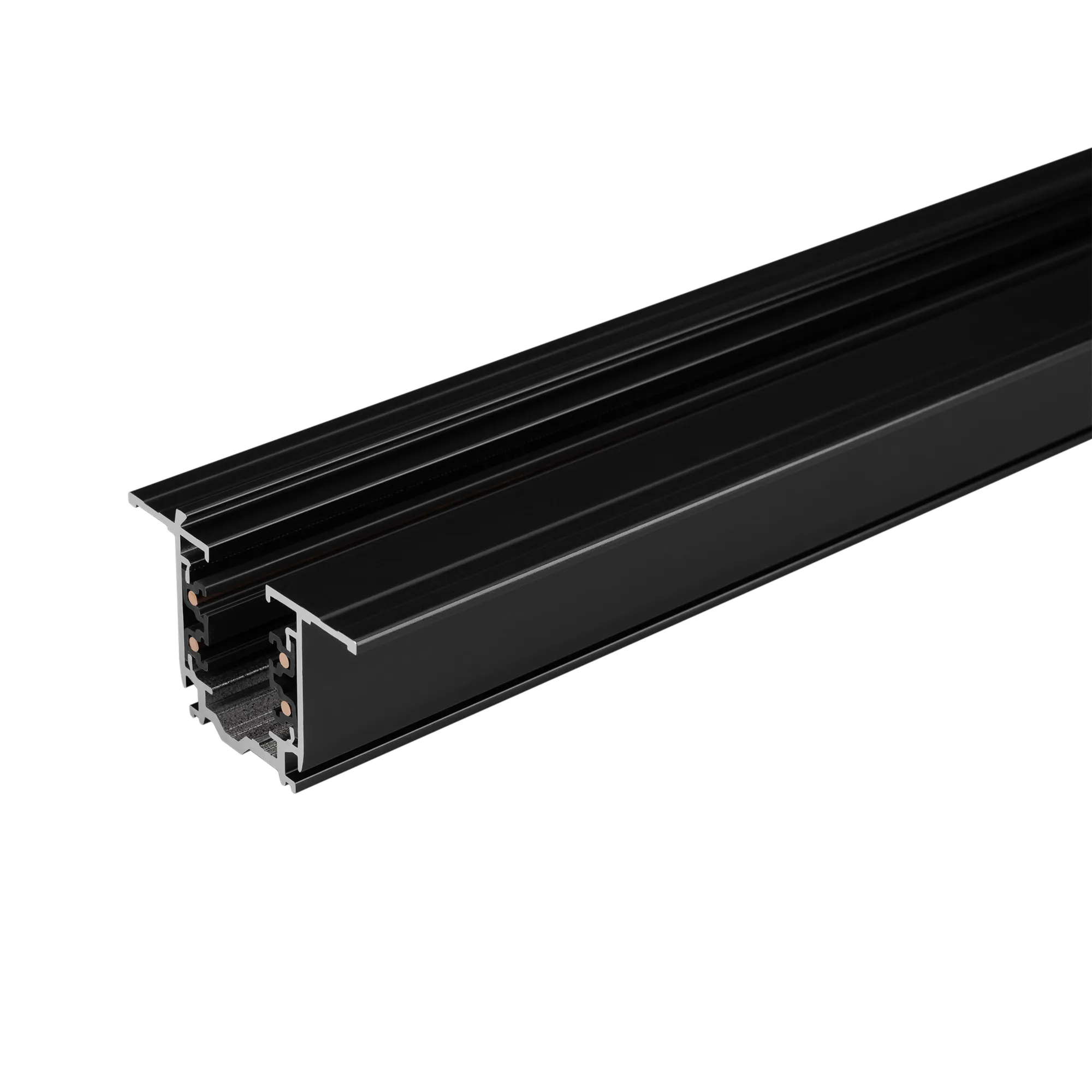 Трек встраиваемый LGD-4TR-TRACK-F-2000-BK-M (D) (Arlight, IP20 Металл, 3 года)