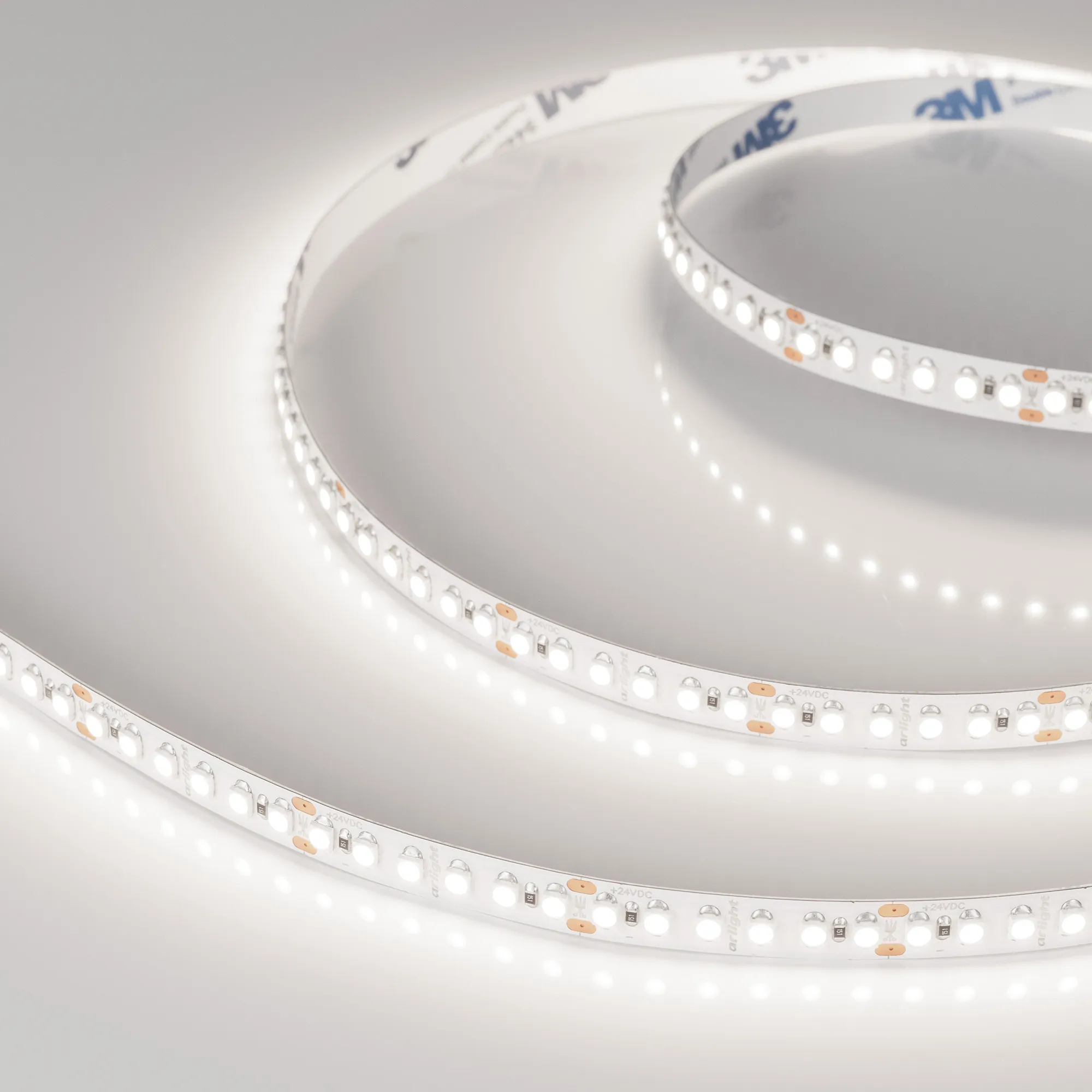 Лента светодиодная RT-A180-8mm 24V Day5000 (14.4 W/m, IP20, 3528, 5m) (Arlight, Открытый) - изображение товара