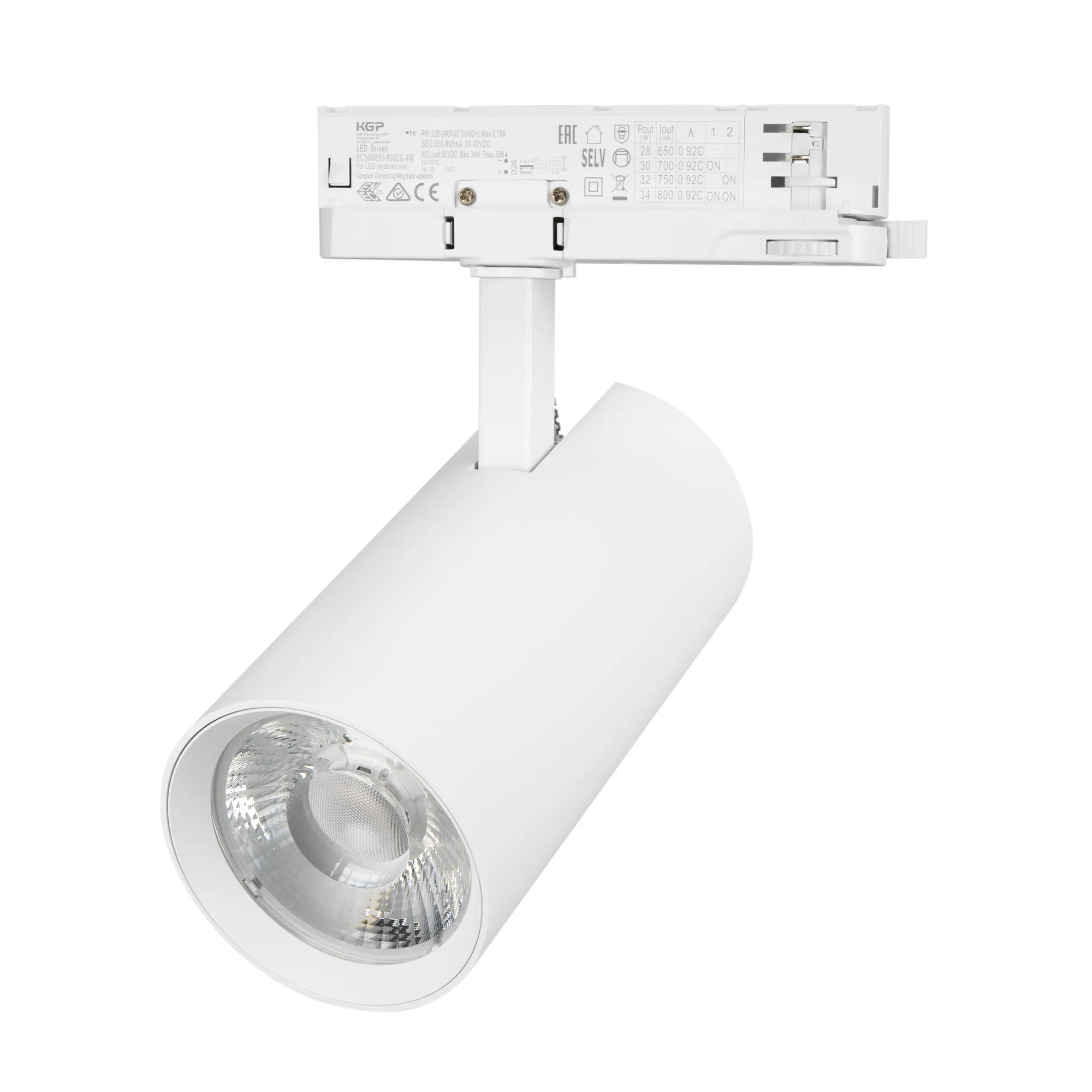 Светильник LGD-GERA-4TR-R90-30W Warm3000 (WH, 24 deg, 230V) (Arlight, IP20 Металл, 5 лет)
